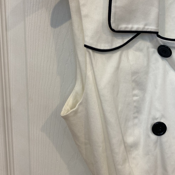 Calvin Klein Double-Breasted Trench Dress size 8 midi - Picture 8 of 14